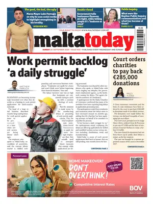 Prima Pagina "MaltaToday"