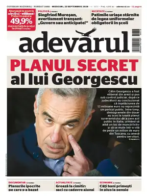 Prima Pagina "Adevarul"