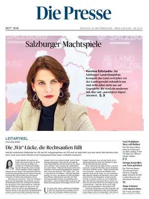 Prima Pagina "Die Presse"