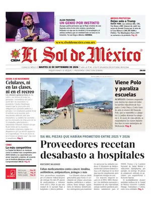 Prima Pagina "El Sol de México"