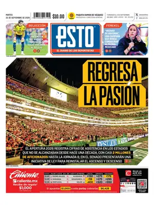 Prima Pagina "Esto"