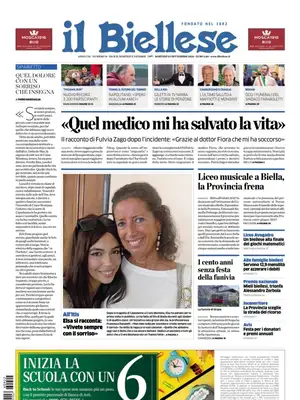 Prima Pagina "Il Biellese"