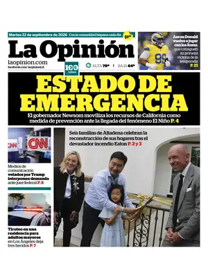Prima Pagina "La Opinión"