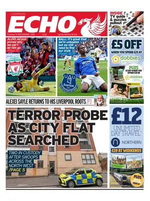 Prima Pagina "Liverpool Echo"