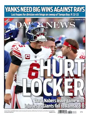 Prima Pagina "NY Daily News SPORTS"