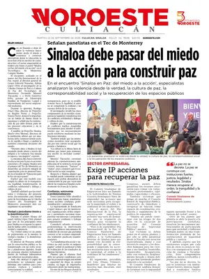 Prima Pagina "Noroeste"