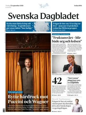Prima Pagina "Svenska Dagbladet"
