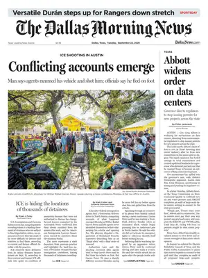 Prima Pagina "The Dallas Morning News"