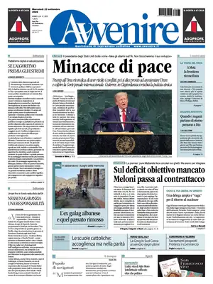 Prima Pagina "Avvenire"