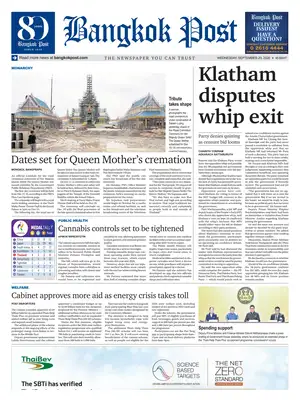 Prima Pagina "Bangkok Post"