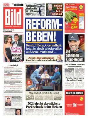 Prima Pagina "Bild"