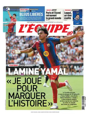 Prima Pagina "L'Equipe"