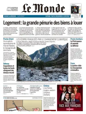 Prima Pagina "Le Monde"