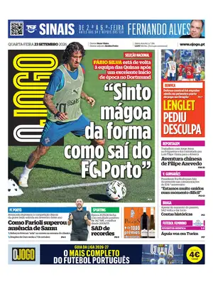 Prima Pagina "O Jogo"