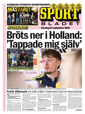 Prima Pagina "Sportbladet"