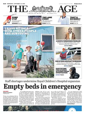 Prima Pagina "The Age"