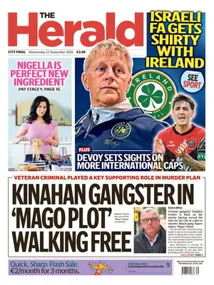 Prima Pagina "The Herald | Ireland"